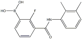 3-(2,3-二甲基苯氨基甲酰)-2-氟苯硼酸,97% 结构式