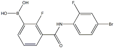 3-(4-BroMo-2-fluorophenylcarbaMoyl)-2-fluorobenzeneboronic acid, 97%