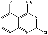 5-溴-2-氯喹唑啉-4-胺 结构式