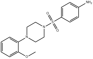 4-{[4-(2-methoxyphenyl)piperazin-1-yl]sulfonyl}aniline Struktur