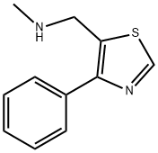N-甲基-1-(4-苯基-1,3-噻唑-5-基)甲胺二盐酸盐 结构式
