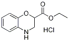 3,4-Dihydro-2H-benzo[1,4]oxazine-2-carboxylic acid ethyl ester hydrochloride Structure