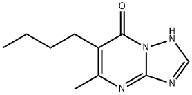 6-Butyl-5-methyl[1,2,4]triazolo[1,5-a]pyrimidin-7(4H)-one Structure