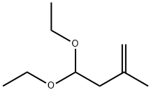 4,4-二乙氧基-2-甲基-1-丁烯 结构式