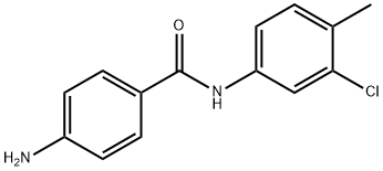 4-AMINO-N-(3-CHLORO-4-METHYLPHENYL)BENZAMIDE Structure