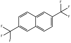 2,6-Bis-(trifluoromethyl)naphthalene Struktur