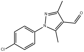 1-(4-chlorophenyl)-3,5-dimethyl-1H-pyrazole-4-carbaldehyde Structure