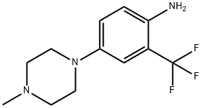 4-(4-methylpiperazin-1-yl)-2-(trifluoromethyl)aniline Structure