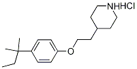 4-{2-[4-(tert-Pentyl)phenoxy]ethyl}piperidinehydrochloride|