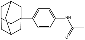 N-[4-(1-金刚烷基)苯基]乙酰胺, 1459-50-3, 结构式