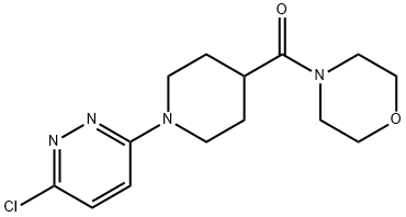 4-{[1-(6-Chloropyridazin-3-yl)piperidin-4-yl]carbonyl}morpholine Structure