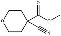 methyl 4-cyanotetrahydro-2H-pyran-4-carboxylate Structure