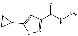 5-Cyclopropyl-3-isoxazolecarbohydrazide Struktur