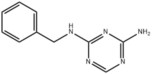 N-Benzyl-1,3,5-triazine-2,4-diamine Struktur