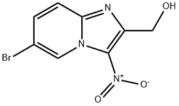 (6-BROMO-3-NITROIMIDAZO[1,2-A]PYRIDIN-2-YL)METHANOL Structure