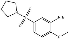 2-Methoxy-5-(pyrrolidin-1-ylsulfonyl)aniline Structure