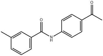 N-(4-Acetylphenyl)-3-methylbenzamide Structure