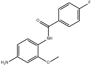 N-(4-amino-2-methoxyphenyl)-4-fluorobenzamide 结构式