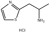 [1-Methyl-2-(1,3-thiazol-2-yl)ethyl]amine dihydrochloride Struktur