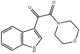 1-(1H-Indol-3-yl)-2-morpholin-4-yl-2-oxoethanone Struktur