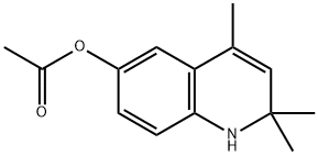 2,2,4-Trimethyl-1,2-dihydroquinolin-6-yl acetate Structure