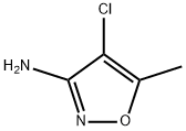 4-クロロ-5-メチルイソオキサゾール-3-イルアミン 化学構造式