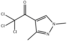 2,2,2-Trichloro-1-(1,3-dimethyl-1H-pyrazol-4-yl) ethanone|