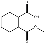 2-(甲氧基羰基)环己烷羧酸 结构式