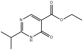 Ethyl 4-hydroxy-2-isopropylpyrimidine-5-carboxylate Structure