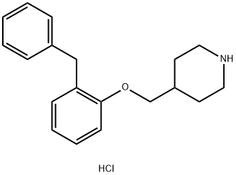 4-[(2-BENZYLPHENOXY)METHYL]PIPERIDINEHYDROCHLORIDE Structure