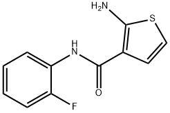 2-Amino-N-(2-fluorophenyl)thiophene-3-carboxamide Structure