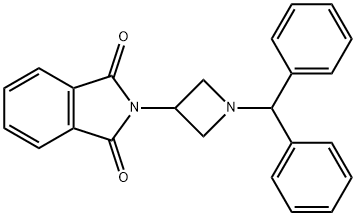 2-[1-(Diphenylmethyl)azetidin-3-yl]-1H-isoindole-1,3(2H)-dione Structure