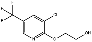2-(3-Chloro-5-(trifluoromethyl)pyridin-2-yloxy)-ethanol Structure