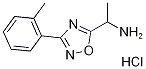 1-(3-o-Tolyl-[1,2,4]oxadiazol-5-yl)-ethylaminehydrochloride Struktur