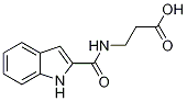 3-(1H-吲哚-2-基羰基氨基)丙酸, 68724-79-8, 结构式
