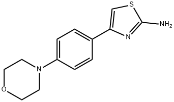 4-(4-Morpholin-4-ylphenyl)-1,3-thiazol-2-amine Structure