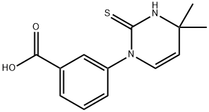3-(2-mercapto-4,4-dimethylpyrimidin-1(4H)-yl)benzoic acid Structure