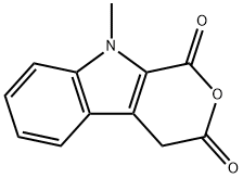 9-methyl-4,9-dihydropyrano[3,4-b]indole-1,3-dione Structure