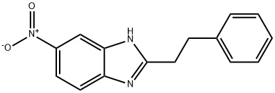 1H-benzimidazole, 6-nitro-2-(2-phenylethyl)- Structure