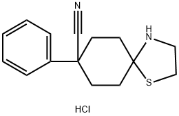 8-Phenyl-1-thia-4-azaspiro[4.5]decane-8-carbonitrile hydrochloride|