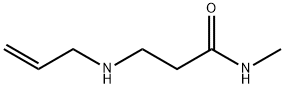 3-(アリルアミノ)-N-メチルプロパンアミド 化学構造式