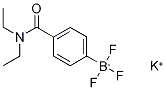 Potassium [4-(diethylamine-1-carbonyl)phenyl]trifluoroborate Structure