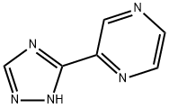 2-(1H-1,2,4-三唑-5-基)吡嗪, 130612-31-6, 结构式