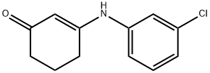 3-[(3-氯苯基)氨基]-1-环己-2-烯酮 结构式