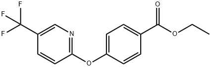 Ethyl 4-{[5-(trifluoromethyl)pyridin-2-yl]oxy}benzoate Structure