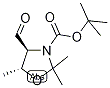 tert-Butyl (4S,5R)-4-formyl-2,2,5-trimethyl-1,3-oxazolidine-3-carboxylate Struktur