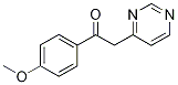 1-(4-Methoxyphenyl)-2-(pyrimidin-4-yl)ethan-1-one