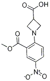 1-[2-(Methoxycarbonyl)-4-nitrophenyl]azetane-3-carboxylic acid