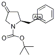 tert-Butyl (2R)-2-benzyl-4-oxopyrrolidine-1-carboxylate, (2R)-2-Benzyl-1-(tert-butoxycarbonyl)-4-oxopyrrolidine Struktur