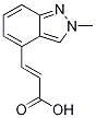 trans-3-(2-Methyl-2H-indazol-4-yl)prop-2-enoic acid